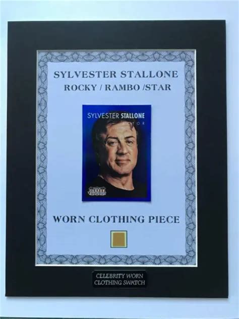 Sylvester Stallone Rocky Rambo Personally Owned Worn Tiny