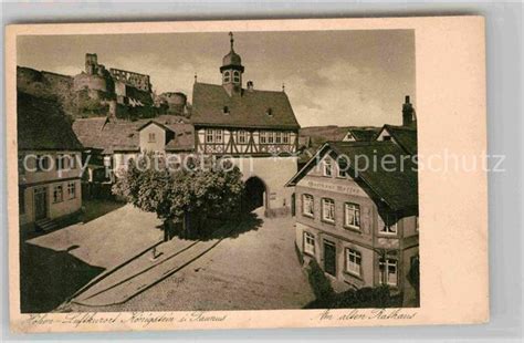 Ak Ansichtskarte Koenigstein Taunus Altes Rathaus Kat Koenigstein Im