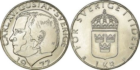 1 Krona Carl XVI Gustaf Suecia Foronum