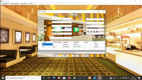 Studi Kasus Penjualan Tiket Bioskop Menggunakan Visual Basic Studio