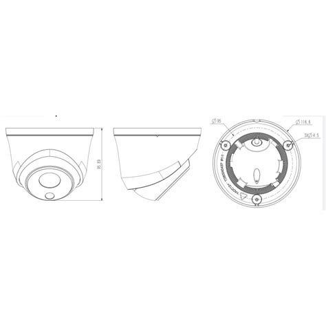 Tiandy TC C32HN Spec I3 E Y C 2 8mm V4 2 Super Lite IP камера