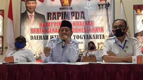 Gerindra Targetkan Sapu Bersih Pilkada Di Diy Dukungan Cabup Cawabup