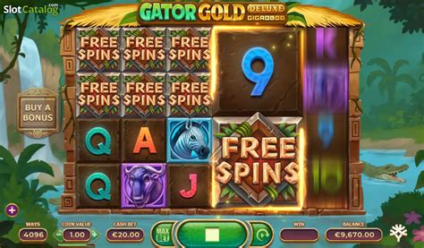 Gator Gold Deluxe Gigablox Slot Free Demo Game Review