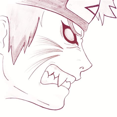 Drawings Of Naruto Nine Tailed Fox