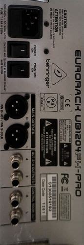 Bats Alugue Ou Compre Mesa De Som Behringer Eurorack Ub Fx