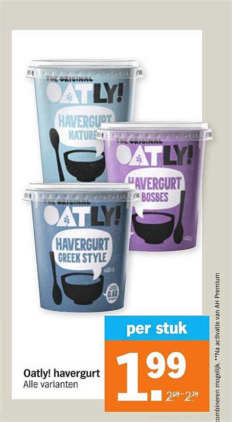 Oatly Havergurt Aanbieding Bij Albert Heijn Folders Nl