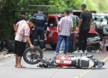 Acompañante de motociclista murió en accidente en La Paz La Prensa