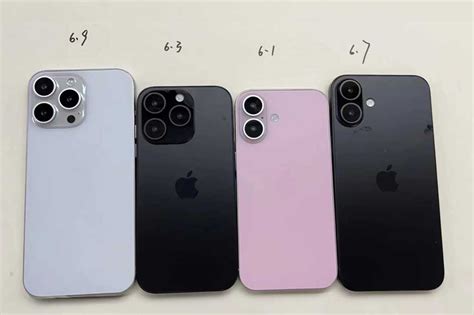 Iphone 16 Mockups Show Vertical Camera Alignment Pro Sizing Shakeup