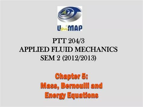 Ppt Chapter Mass Bernoulli And Energy Equations Powerpoint