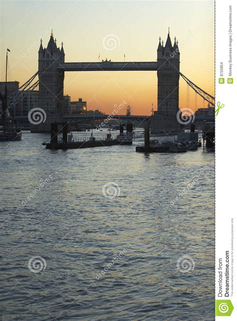 Tower Bridge At Sunset London England Stock Photo Image Of Building