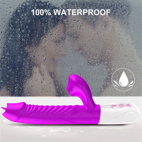 Rechargeable Intelligent Heating Telescopic Clitoris Stimulator Sucking