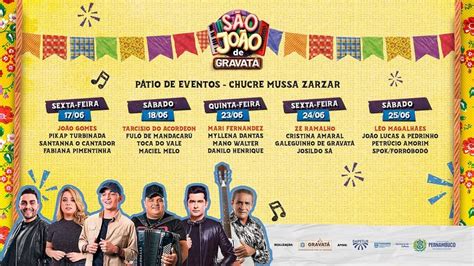 S O Jo O De Gravat Veja A Programa O Completa Da Festa Jardim