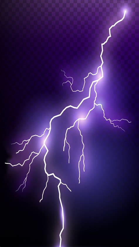 Blue Lightning Background Vector H5, Blue, Lightning, Thunder And ...