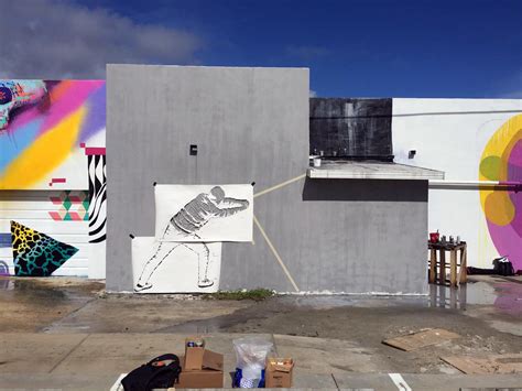 Behind The Curtain By Martin Whatson In Miami Streetartnews