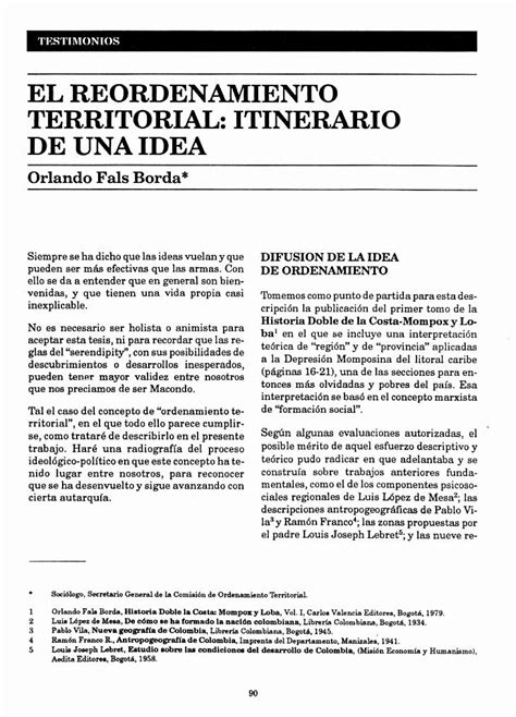 Pdf El Reordenamiento Territorial Itinerario De Una Idea Dokumen Tips