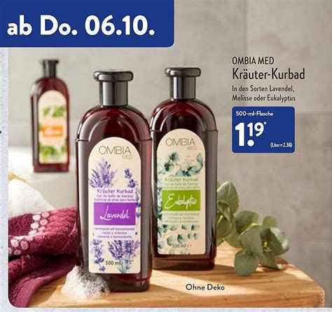 Ombia Med Kräuter kurbad Angebot bei ALDI Nord