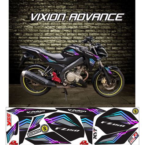 Jual Stiker Vixion Advance Variasi Striping Vixion New Advance Nva