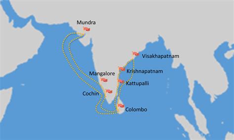 Global Feeder Shipping Service Routes