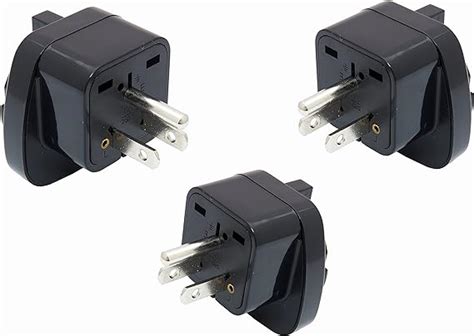 Set 3X Reisestecker für Thailand Kanada USA Japan Kuba u v m TYP