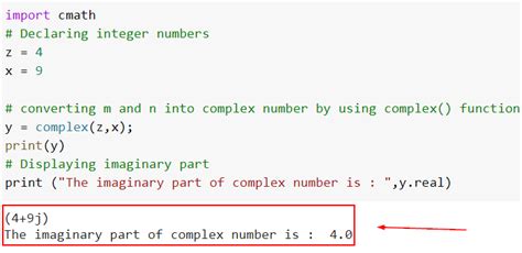 Complex Numbers In Python Python Guides