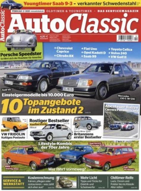 Auto Classic Abo Für 31 80 € Mit 11 00 € Scheck Bestellen Abo24