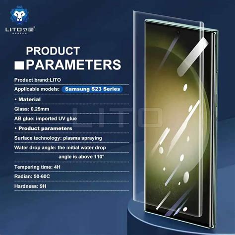 Lito Samsung Galaxy S23 Ultra E+ UV Full Glue Tempered Glass Screen ...