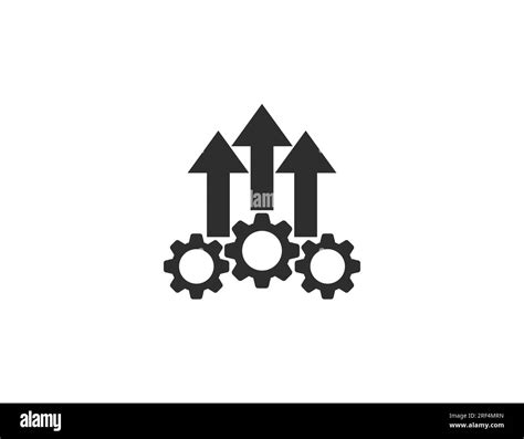 Efficiency Business Management Icon Vector Illustration Stock Vector