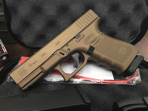 Oklahoma City Fs Glock 19 Gen4 Burnt Bronze Surefire X300 Ultra Tan