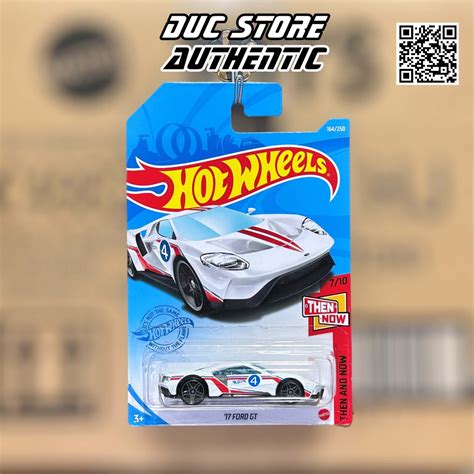 Ducstore Vn Xe Mô Hình Gtb38 Hot Wheels 17 Ford Gt White Shopee