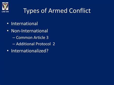 Types of armed conflict - okeken