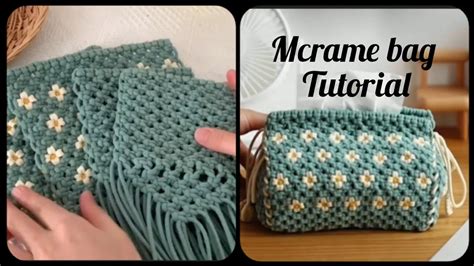 On Demand Macrame Tissue Box Macrame Bag Diymacramee YouTube