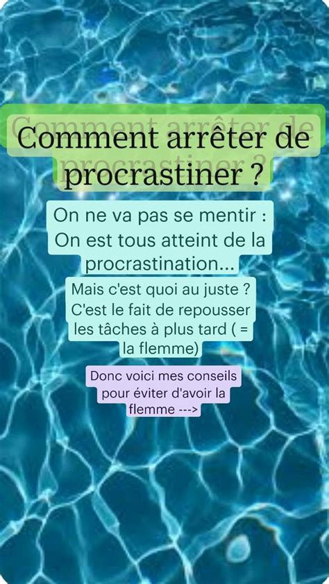 Comment Arr Ter De Procrastiner Arr Te De Procrastiner Comment