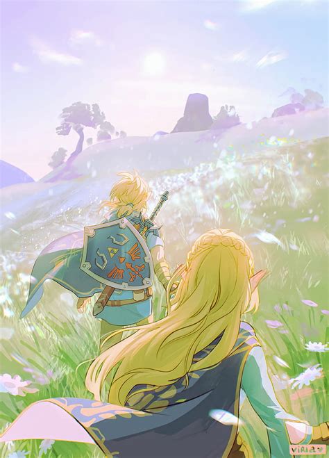 La Leyenda De Zelda Anime Juegos Niñas Enlazar Nintendo Fondo De Pantalla De Teléfono Hd