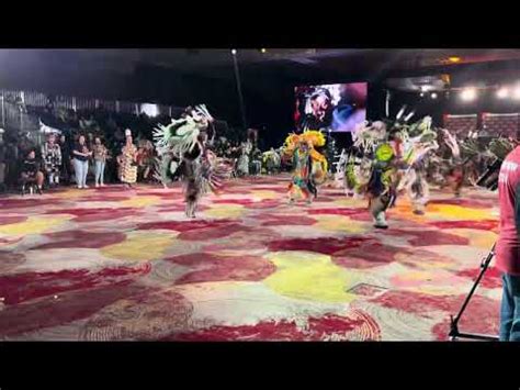 Jr Mens Fancy Group 2 Song 1 Seminole Pow Wow 2024 Friday YouTube