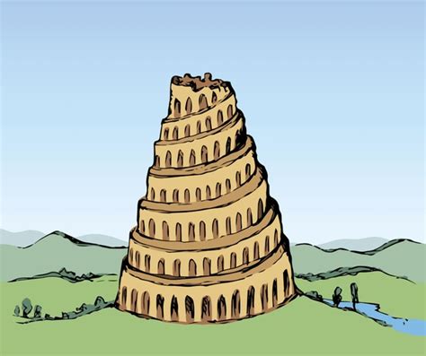 Tower Of Babel Drawing