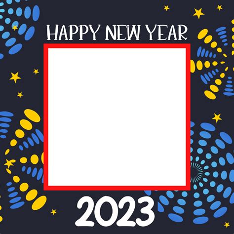 Happy New Year 2023 Frame Image - Twibon App