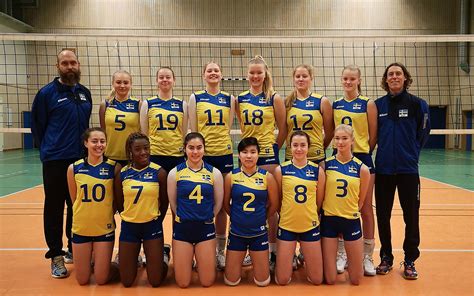 Eurovolleyu W Du Landslaget Laddar F R Em Kval Svensk Volleyboll