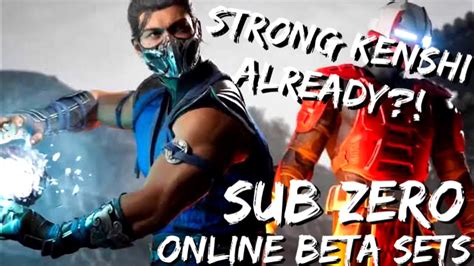 Sub Zero Sets Facing A Sento Kenshi Mortal Kombat Sub Zero