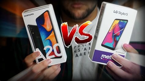 Samsung Galaxy A20 Vs Lg Stylo 5 Which Has A Better Screen Youtube