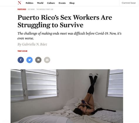 Puerto Ricos Sex Workers The Nation X Magnum Foundation By Gabriella N