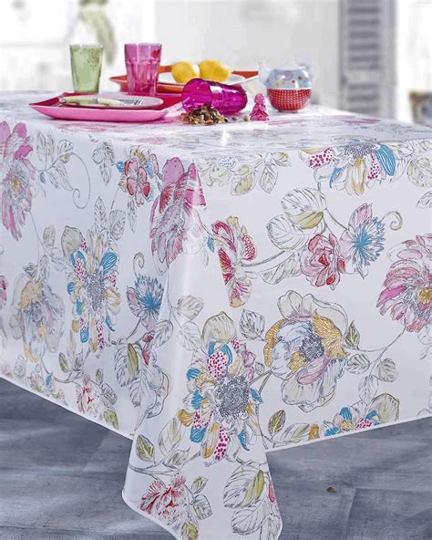 Nappe Toile Cir E Peonia Multicolore Tissus Et Nappes Westeel