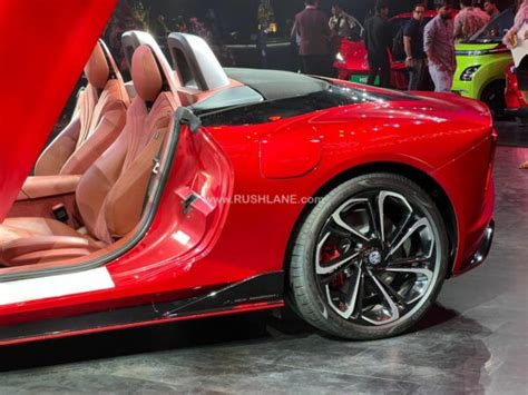 MG Cyberster Debuts In India Electric Sports Car With Scissor Doors