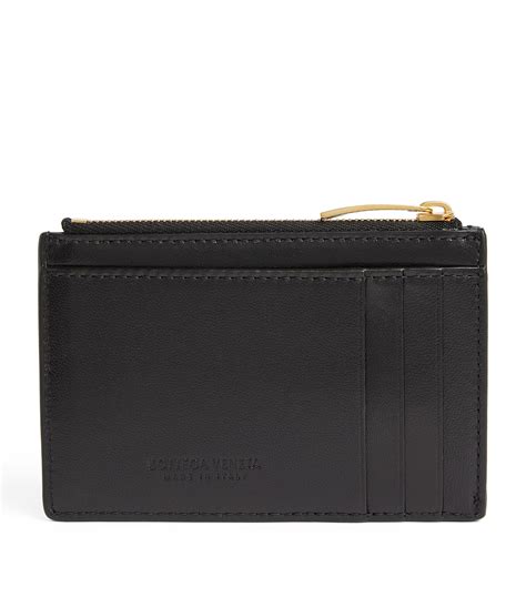 Bottega Veneta Leather Intreccio Zipped Card Holder Harrods Ae