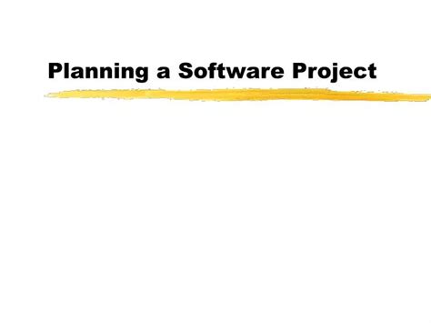 Ppt Planning A Software Project Powerpoint Presentation Free