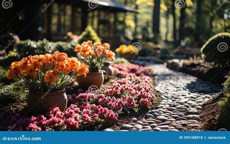 A Beautiful Bouquet Of Multi Colored Tulips Brings Freshness To Nature