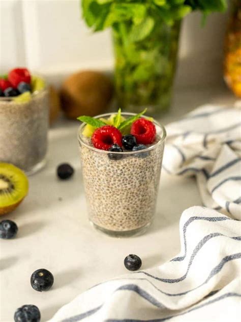 3 Ingredient Chia Pudding With Oat Milk Our Plant Based World