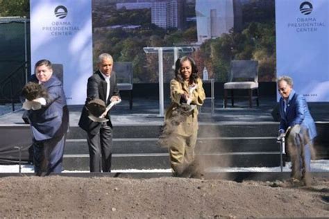 Obamas Break Ground On Presidential Library In The Chi Watch Eurweb