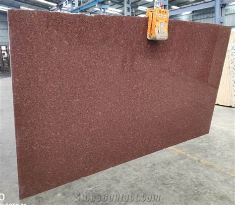 Imperial Red Granite Slabs From India