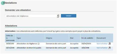 Comment T L Charger Une Attestation De Vigilance De L Urssaf