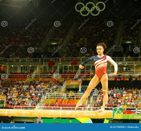 Olympic Champion Laurie Hernandez Of United States Competing On The